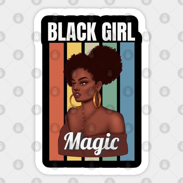 Black Girl Magic, Sexy Black Woman, Black women, Black Queen Sticker by UrbanLifeApparel